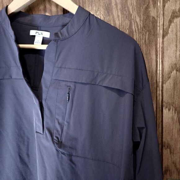 FLX Nylon Cropped Jacket Grey  XSMALL NWT - Picture 3 of 13